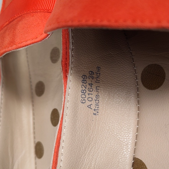 Boden Abbie orange suede loafers 39 - Picture 9 of 15